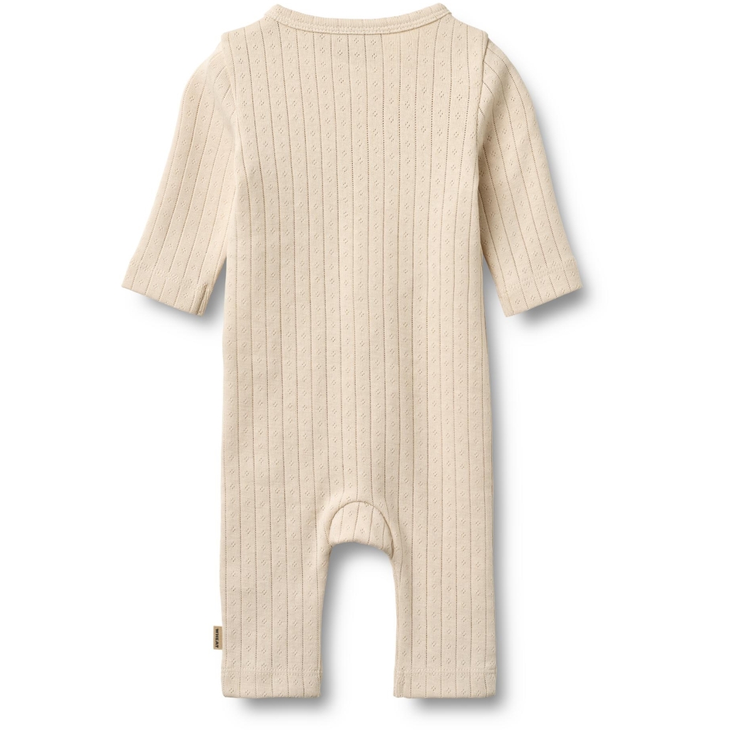 Pajacyk niemowlęcy Wheat z bawełny organicznej – body z długim rękawem dla noworodka 9431-001 - obrazek 4