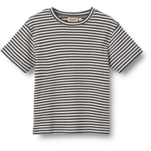 T-shirt chłopięcy z bawełny organicznej Wheat – wygodna koszulka w paski 2135-104