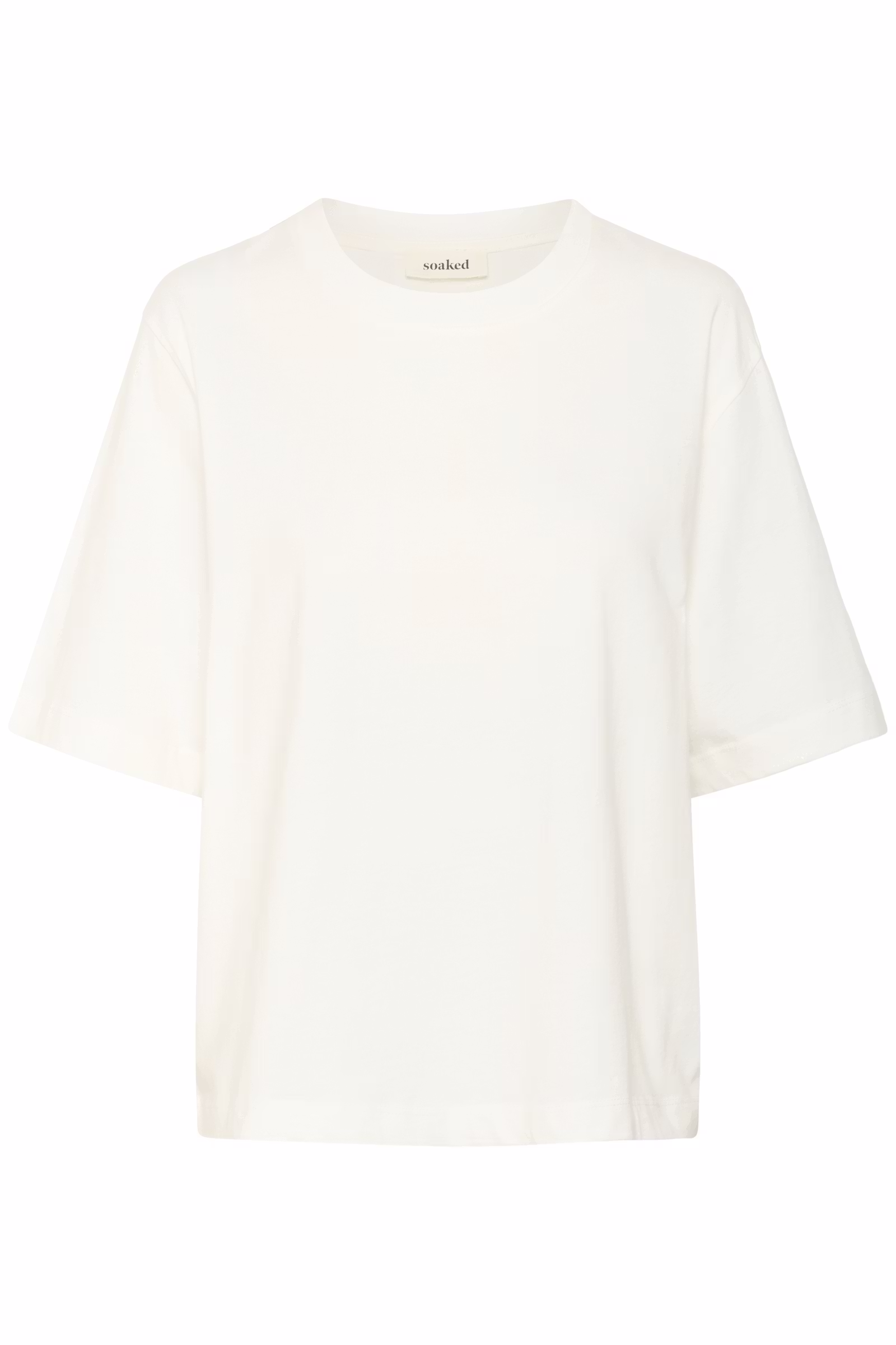 Bawełniany T-shirt Soaked in Luxury – klasyczny basic w nowoczesnym stylu 30408305/111001 - obrazek 5