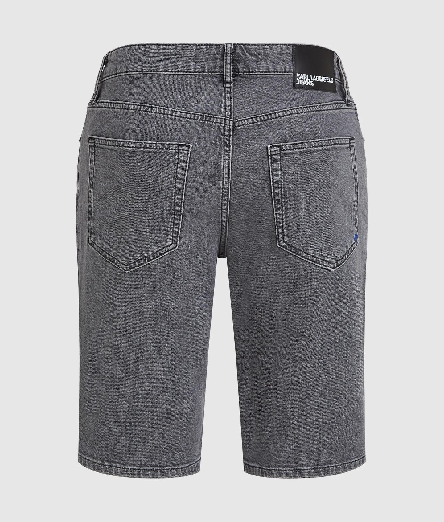 Karl Lagerfeld Jeans Męskie Spodenki Dżinsowe – Szare B2M10050 - obrazek 6