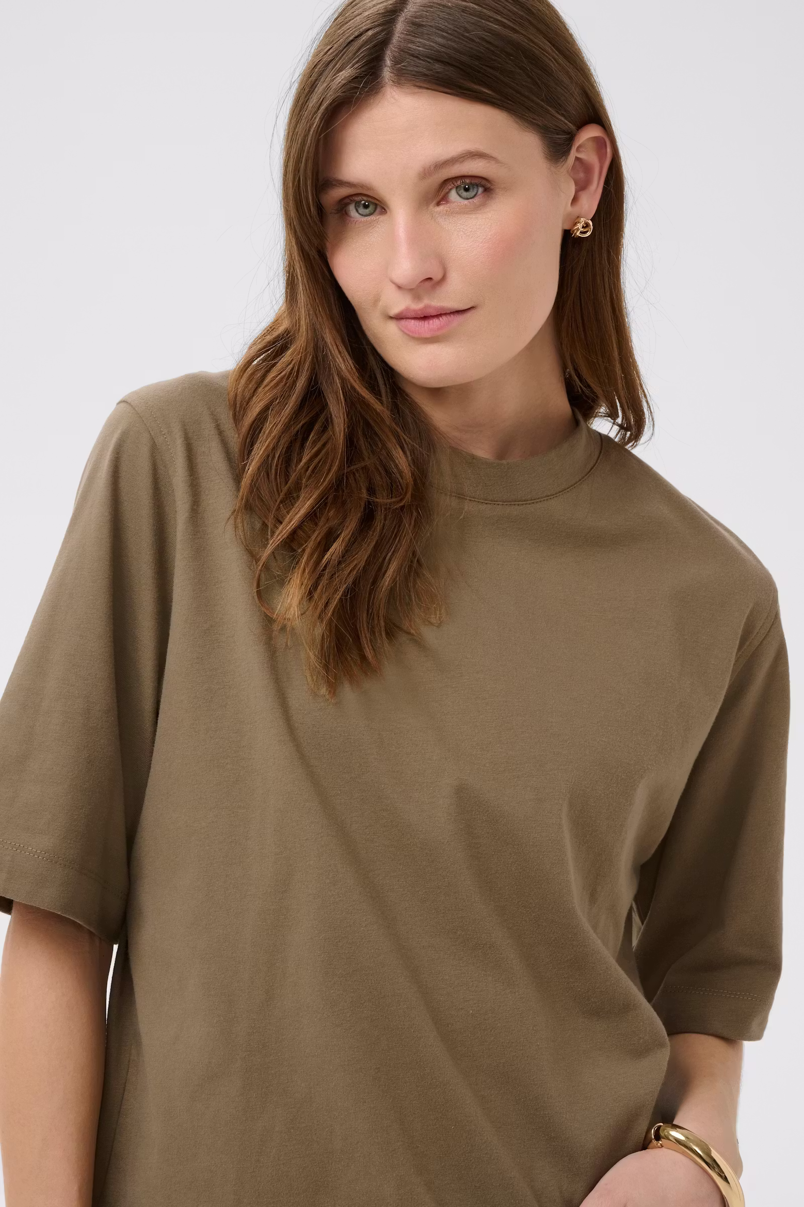 Bawełniany T-shirt Soaked in Luxury – komfort i ponadczasowy styl 30408305 - obrazek 4