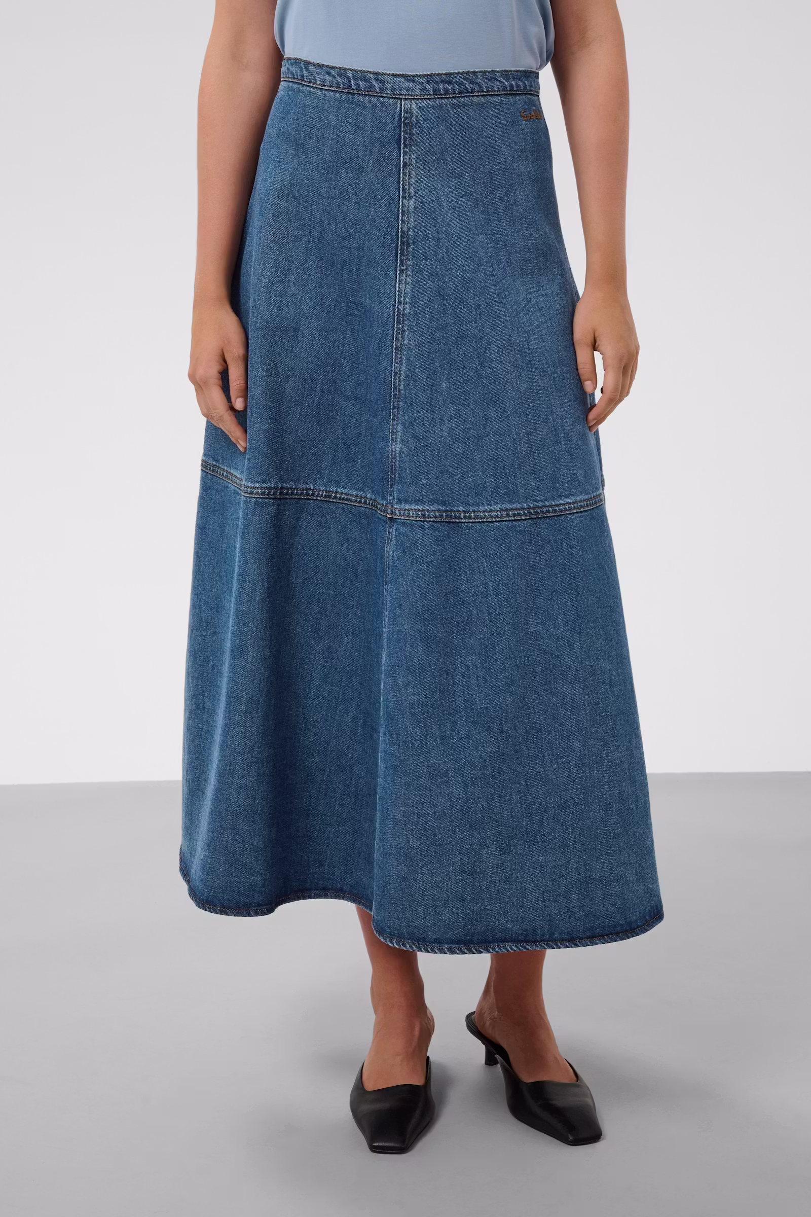 Spódnica dżinsowa Soaked – ponadczasowy denim w eleganckim wydaniu 30409363 - obrazek 2