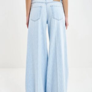 Spodnie jeansowe Vicolo – szerokie damskie jeansy w jasnym odcieniu denim DAB5023