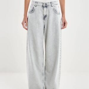 Spodnie jeansowe Vicolo – szare jeansy wide leg o nowoczesnym kroju DAB5139