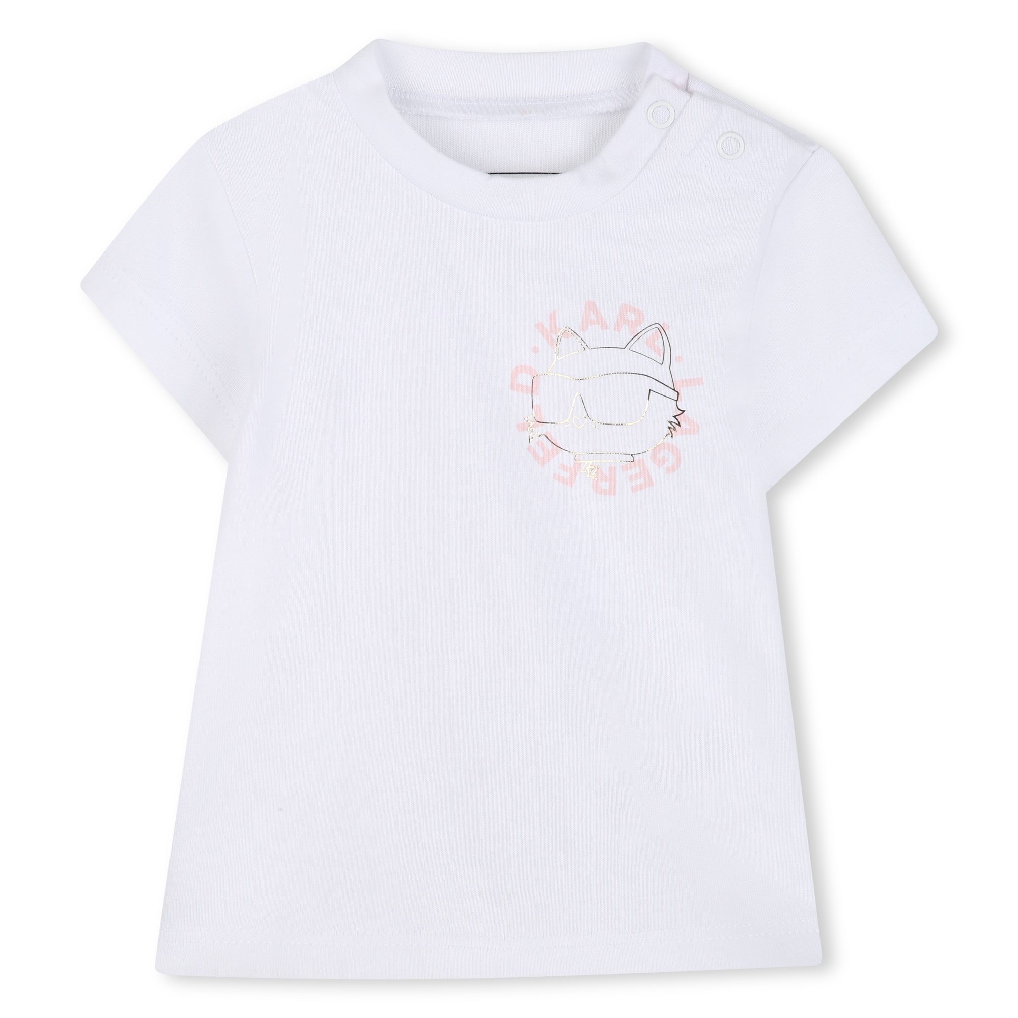 Zestaw niemowlęcy 3-częściowy Karl Lagerfeld – bluza, t-shirt i spodnie dla dziewczynki Z31047 - obrazek 5