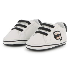Buciki niechodki Karl Lagerfeld – sneakersy niemowlęce z ekologicznej skóry Z31185/10P