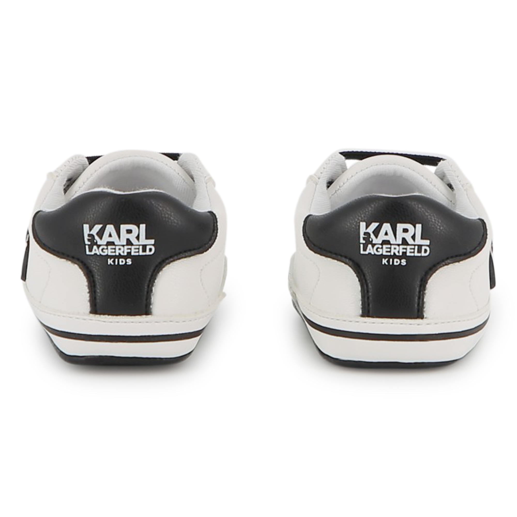 Buciki niechodki Karl Lagerfeld – sneakersy niemowlęce z ekologicznej skóry Z31185/10P - obrazek 3