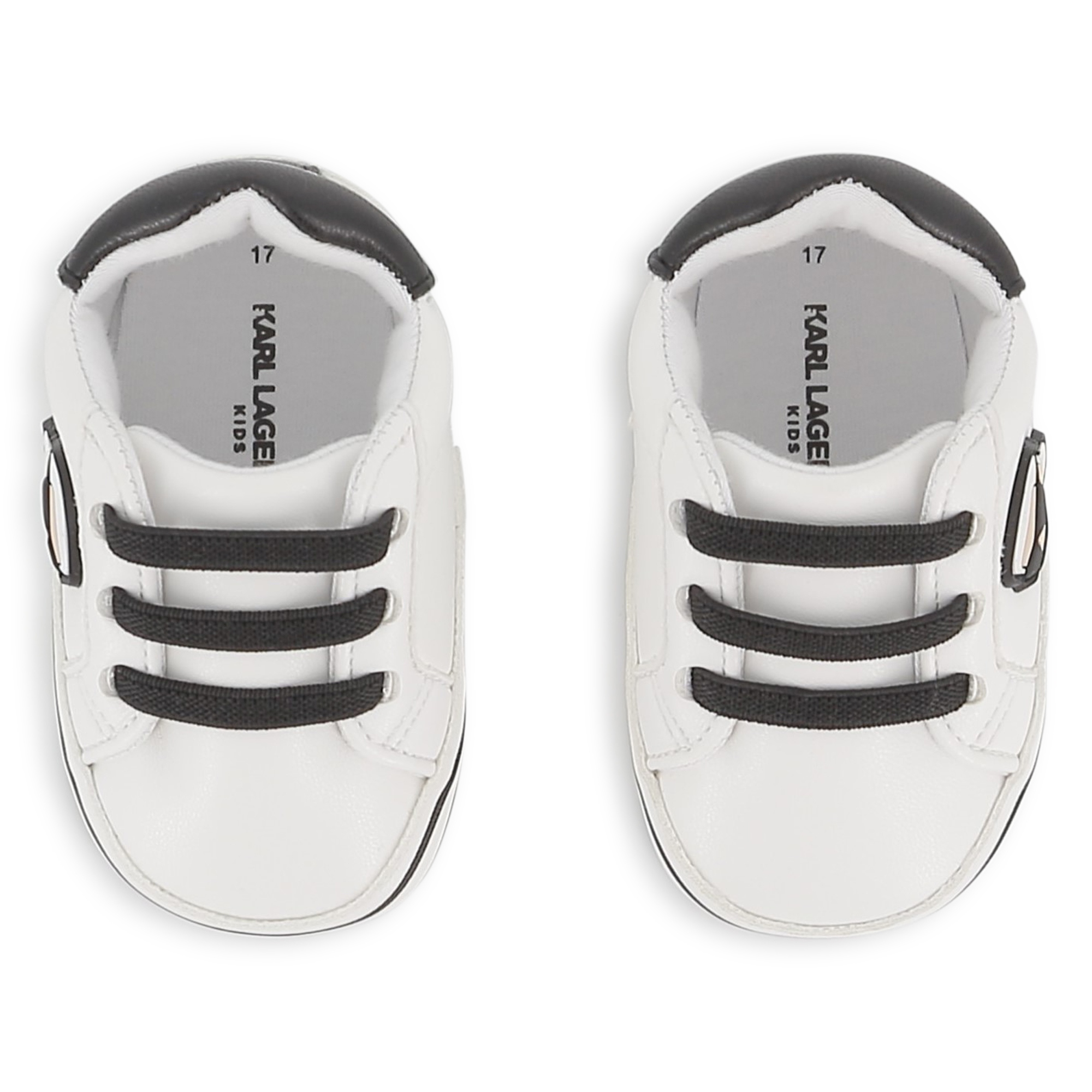 Buciki niechodki Karl Lagerfeld – sneakersy niemowlęce z ekologicznej skóry Z31185/10P - obrazek 4