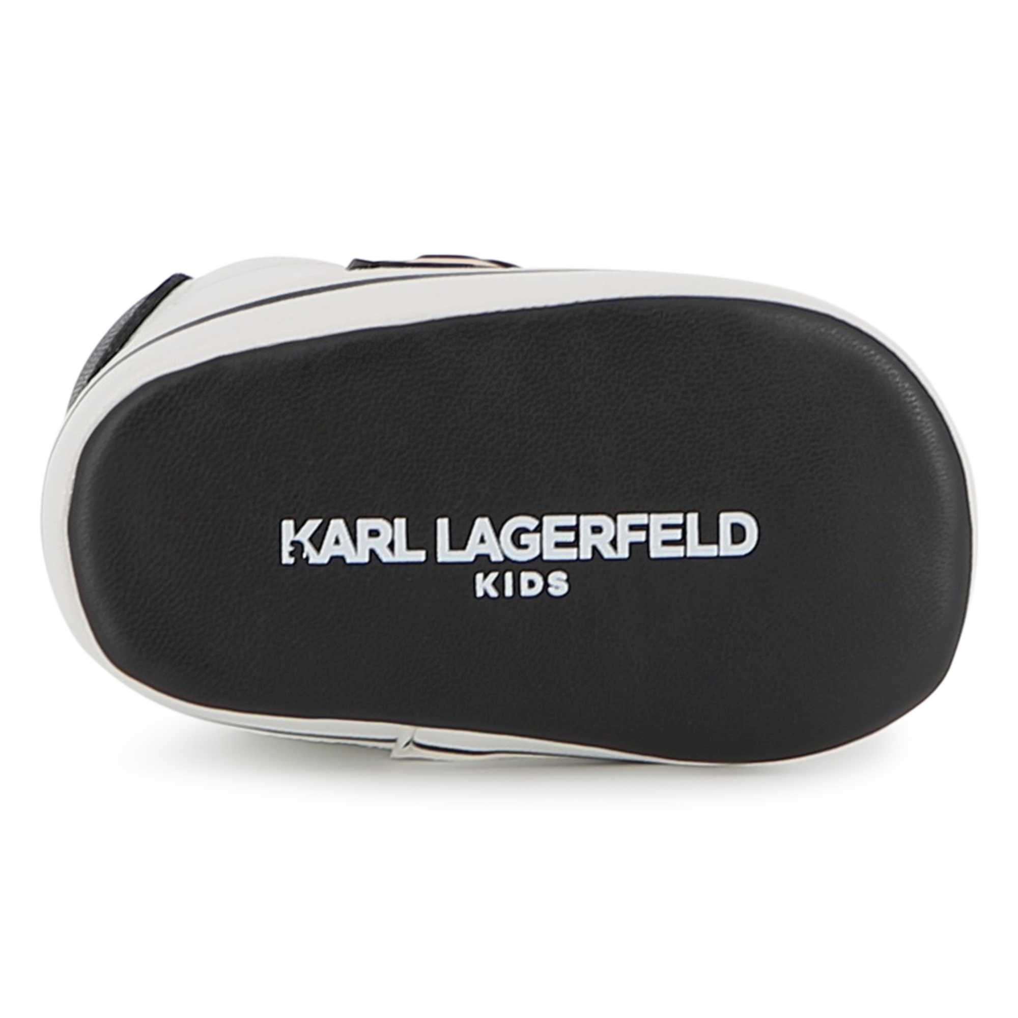 Buciki niechodki Karl Lagerfeld – sneakersy niemowlęce z ekologicznej skóry Z31185/10P - obrazek 5