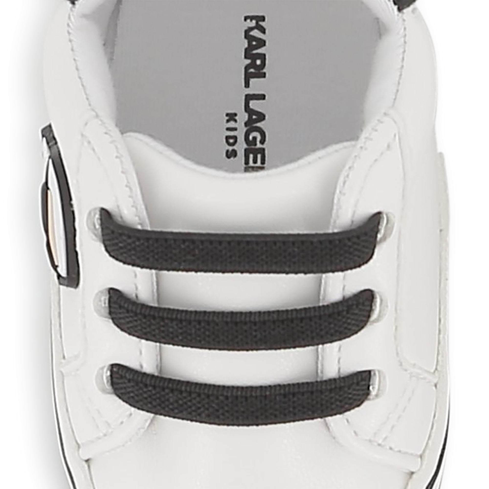 Buciki niechodki Karl Lagerfeld – sneakersy niemowlęce z ekologicznej skóry Z31185/10P - obrazek 6