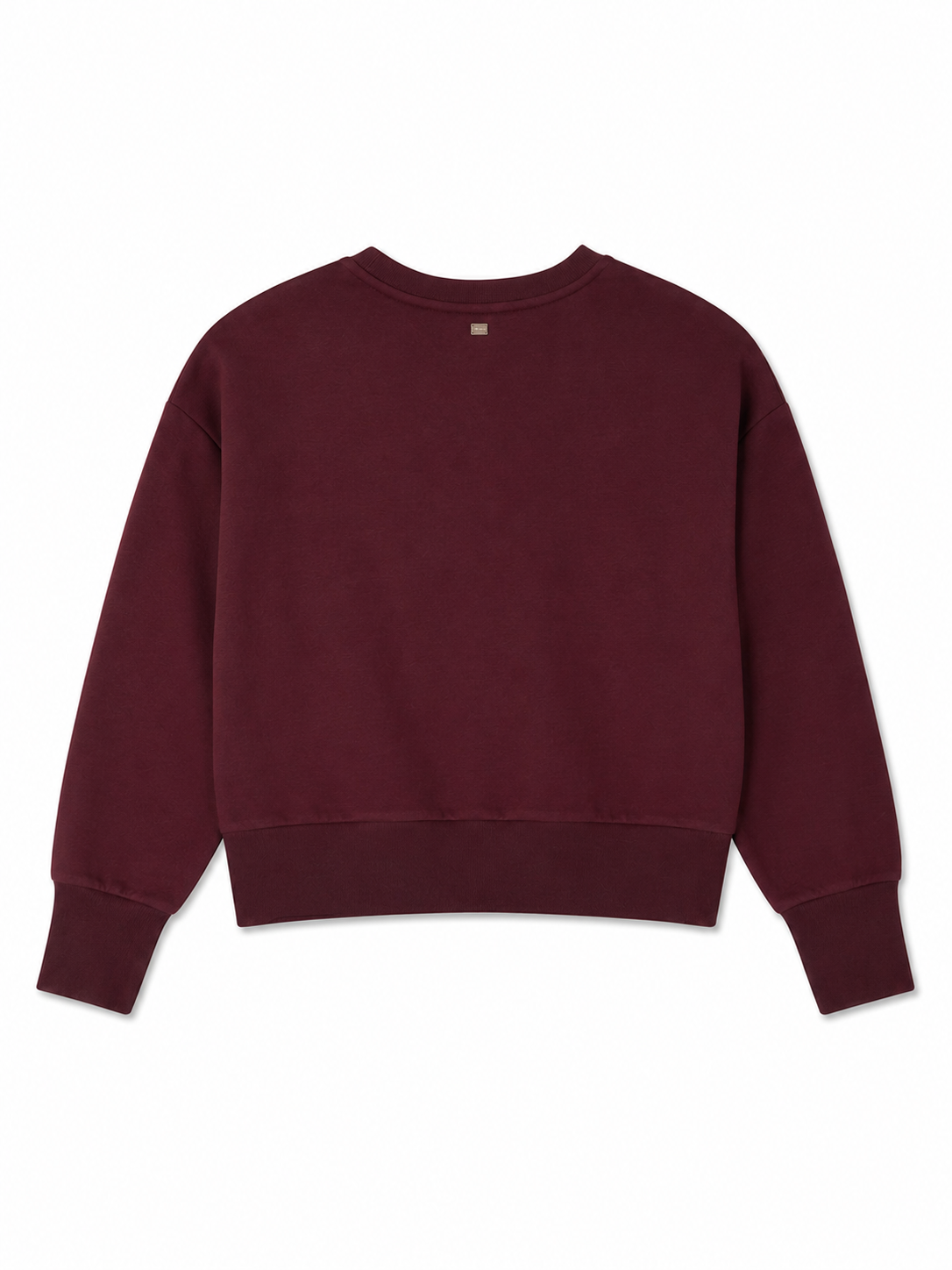 Bluza wiskozowa MOS MOSH Atelier 2010 – bordowa bluza damska z nadrukiem 177510/278 - obrazek 4