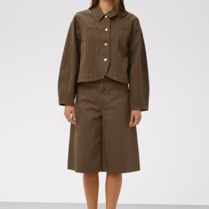 Kurtka jeansowa Soaked – damska kurtka denimowa w kolorze khaki 30409344
