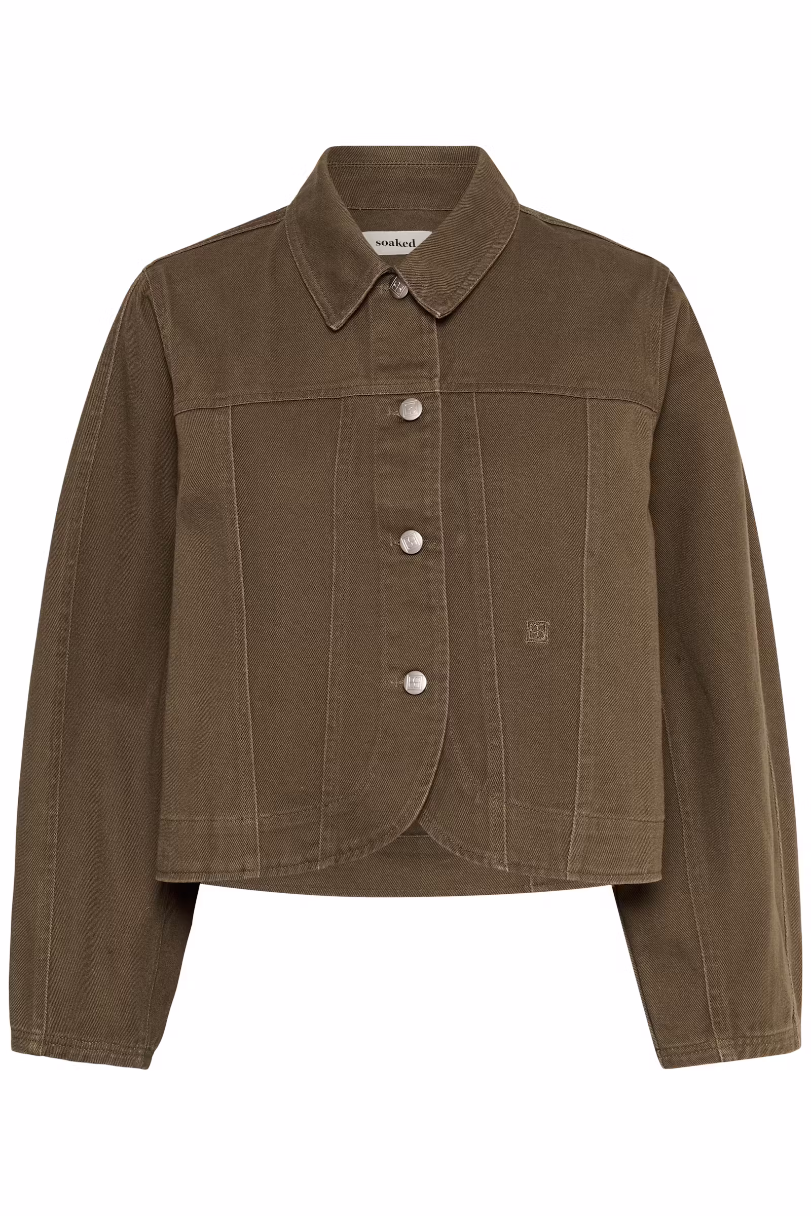 Kurtka jeansowa Soaked – damska kurtka denimowa w kolorze khaki 30409344 - obrazek 5