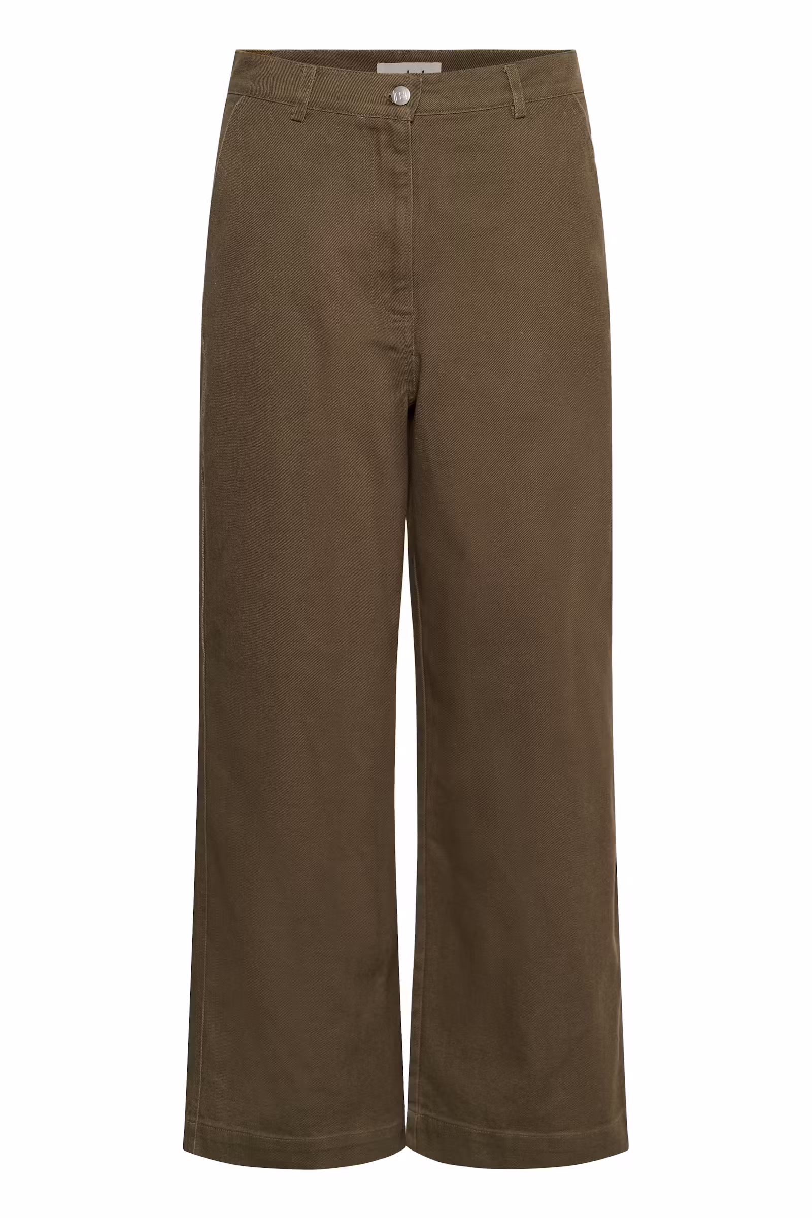 Spodnie jeansowe Soaked – szerokie spodnie damskie w kolorze khaki 30409358 - obrazek 3