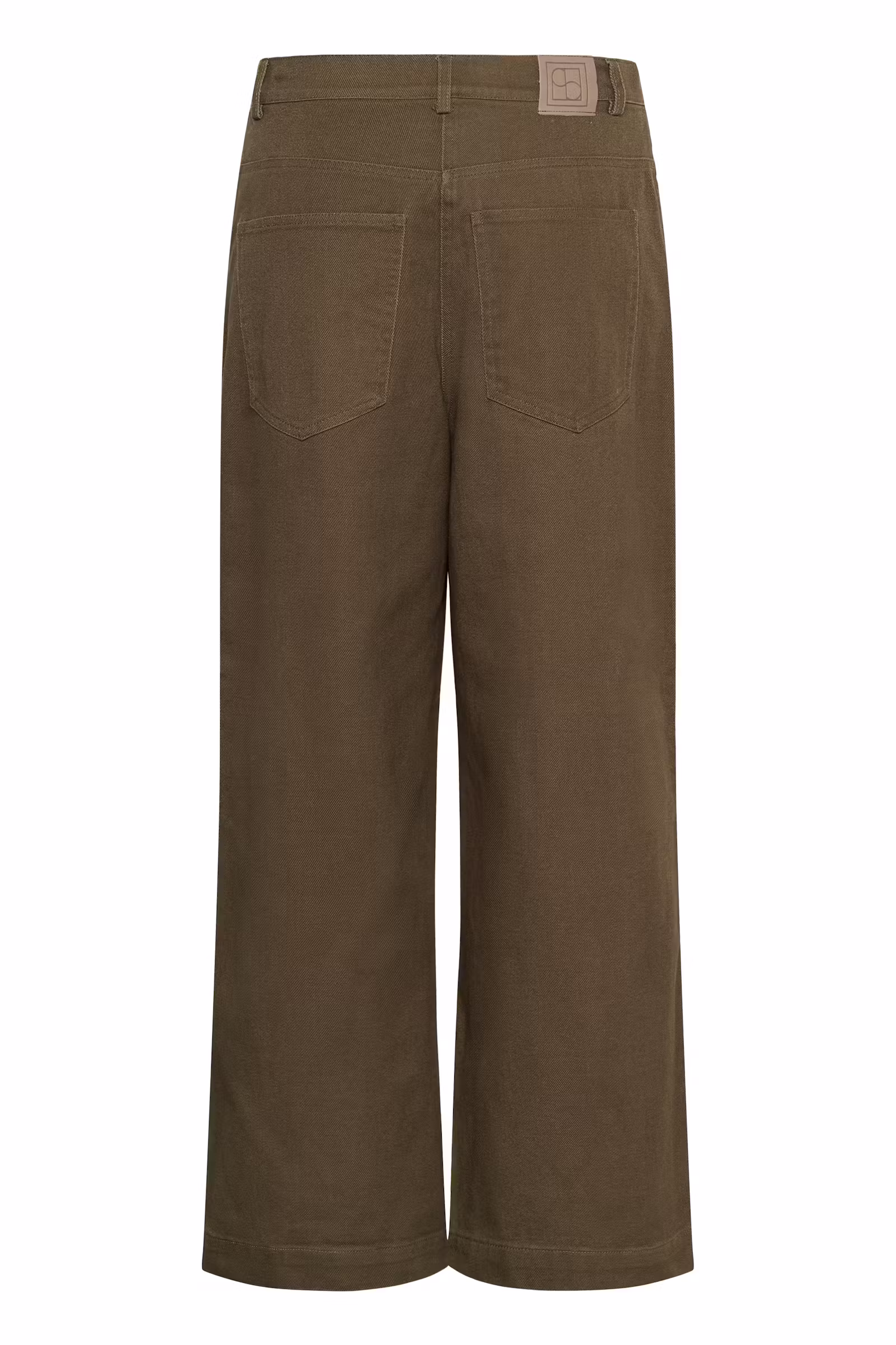Spodnie jeansowe Soaked – szerokie spodnie damskie w kolorze khaki 30409358 - obrazek 4
