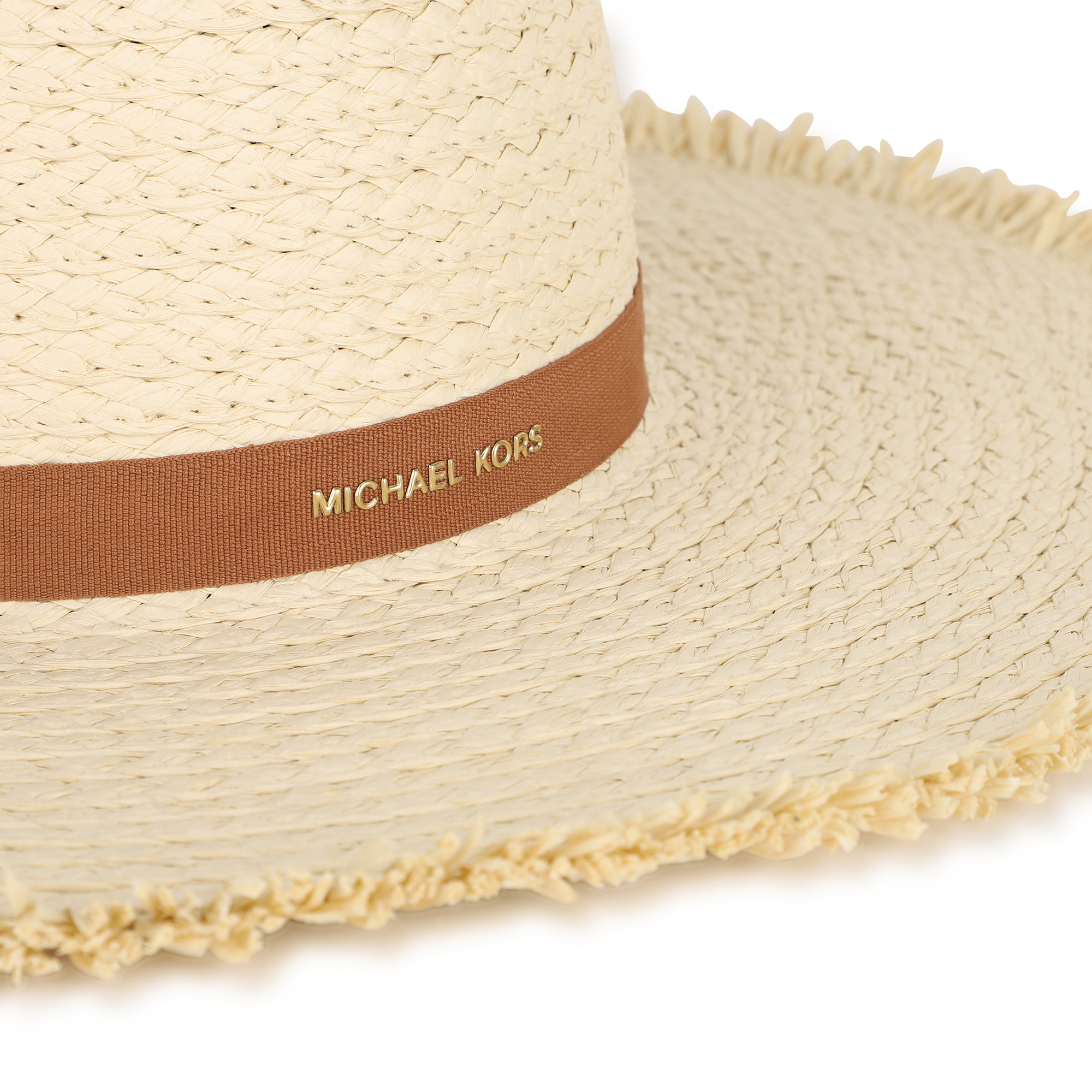 Kapelusz dziewczęcy Michael Kors – pleciony kapelusz z szerokim rondem R30627 - obrazek 4