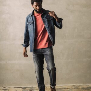 Czarne jeansy męskie MOS MOSH Gallery – nowoczesny denim w casualowym stylu 510890