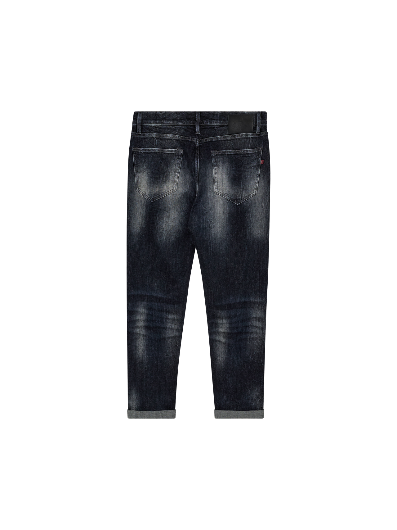 Czarne jeansy męskie MOS MOSH Gallery – nowoczesny denim w casualowym stylu 510890 - obrazek 6
