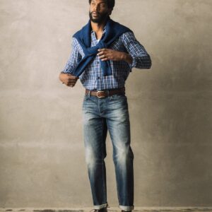 Niebieskie jeansy męskie MOS MOSH Gallery – klasyczny denim w nowoczesnym wydaniu 510810