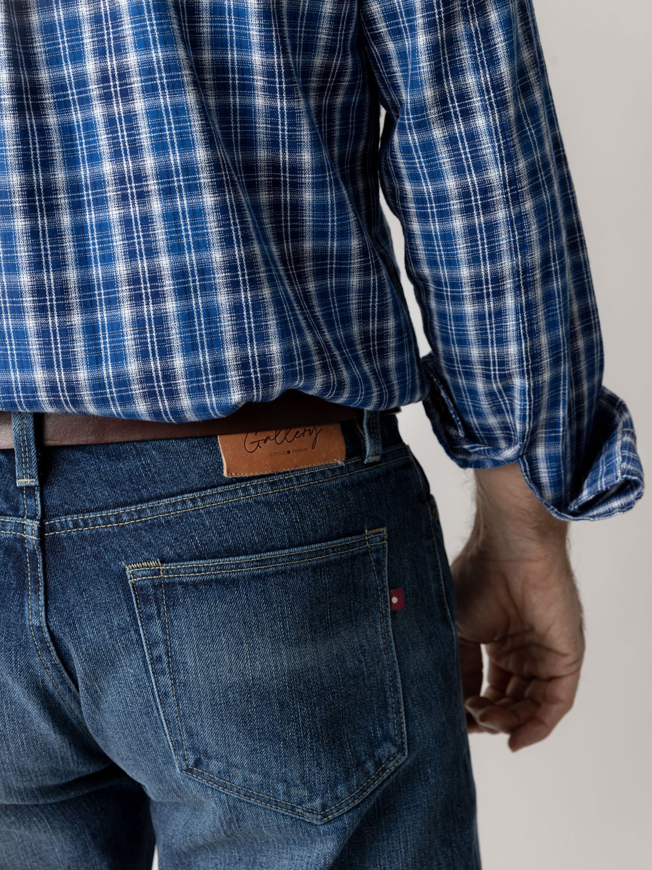 Niebieskie jeansy męskie MOS MOSH Gallery – klasyczny denim w nowoczesnym wydaniu 510810 - obrazek 4