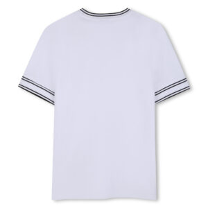 T-shirt chłopięcy BOSS biały z logo J52981/10P