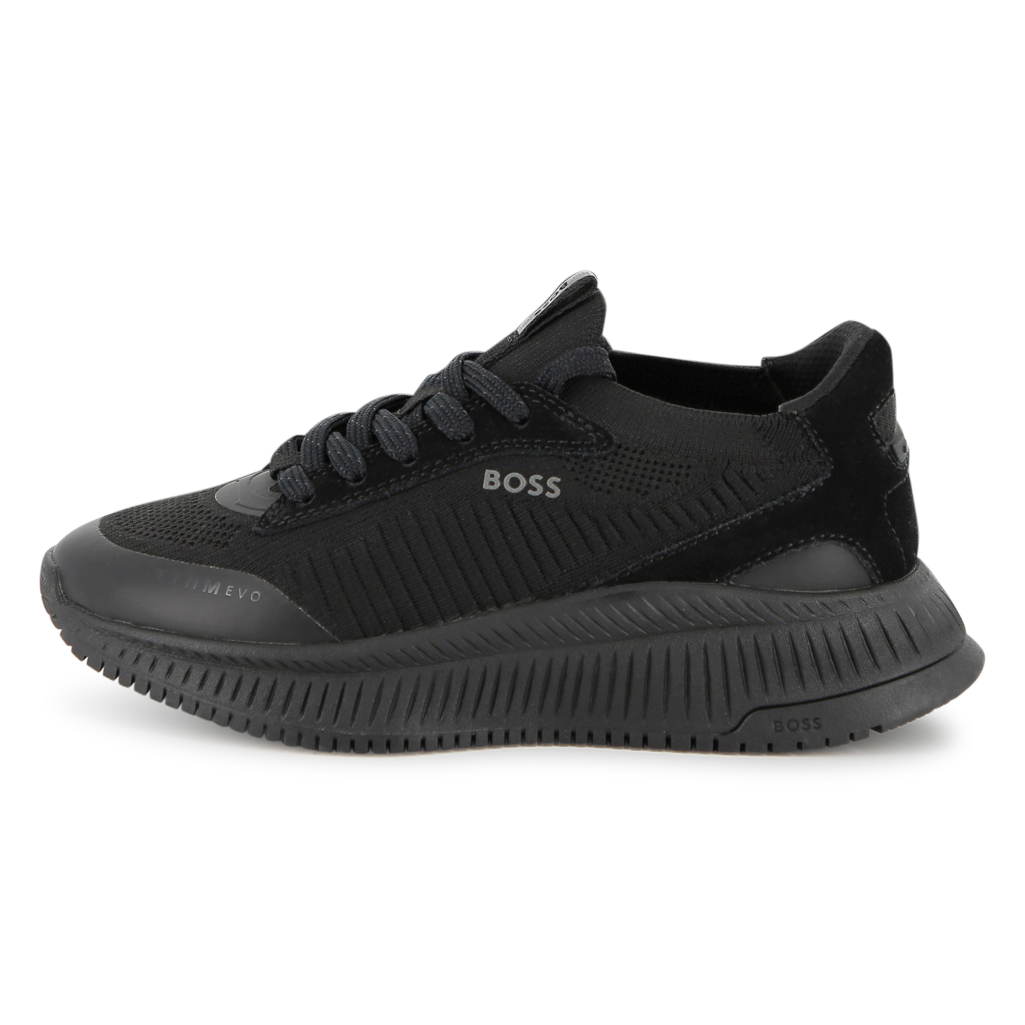 Sneakersy chłopięce BOSS – czarne buty sportowe - obrazek 2