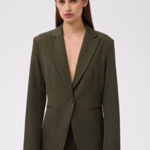 Marynarka damska SOAKED – elegancka marynarka oversize w kolorze khaki