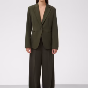 Marynarka damska SOAKED – elegancka marynarka oversize w kolorze khaki