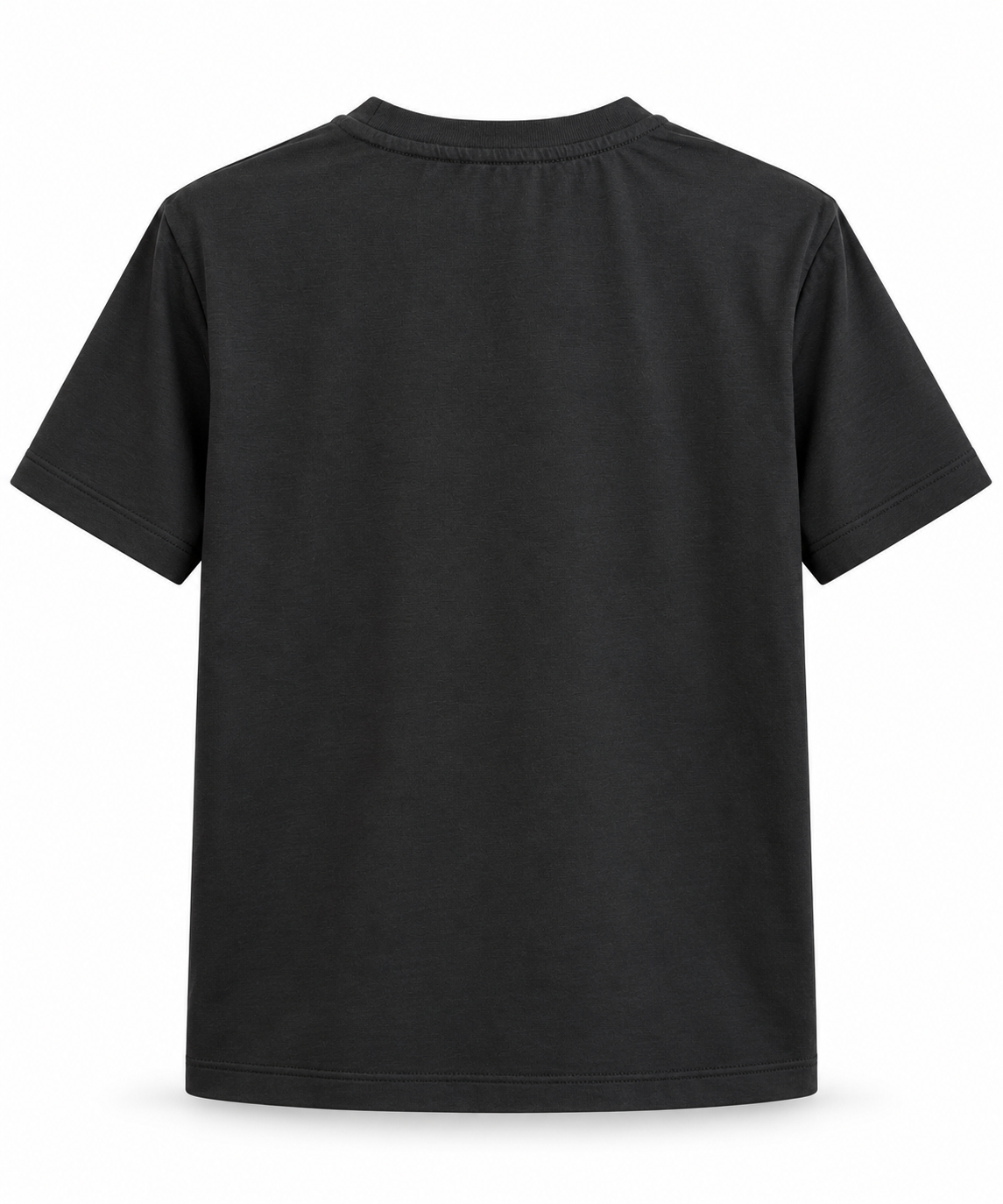 Koszulka bawełniana dziewczęca Elisabetta Franchi – czarny T-shirt ze złotym logo - obrazek 4