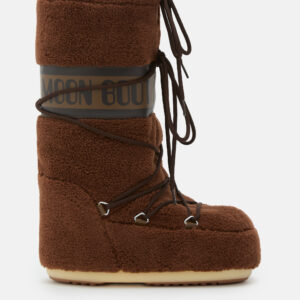 Moon Boot Icon Fleece – brązowe śniegowce zimowe unisex i dziecięce
