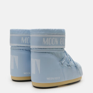Damskie śniegowce Moon Boot Icon Low Nylon – błękitne buty zimowe premium