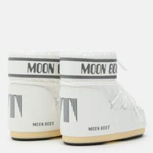 Damskie śniegowce Moon Boot Icon Low Nylon – białe buty zimowe premium